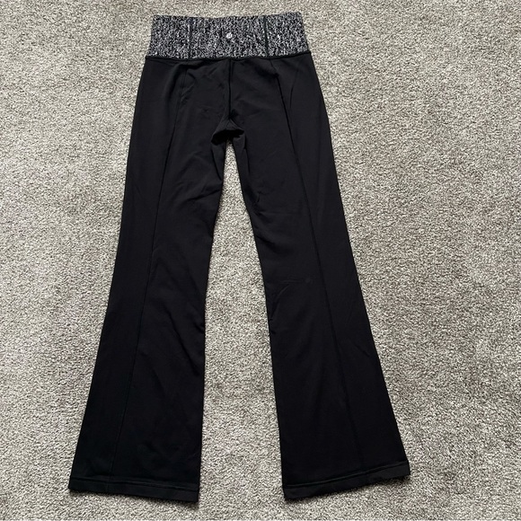 Lululemon Groove Pant III Sz 10/32” In Black / Luon Suited Jacquard Black White - Picture 5 of 6